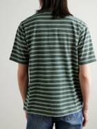 Beams Plus - Striped Cotton-Jersey T-Shirt - Green