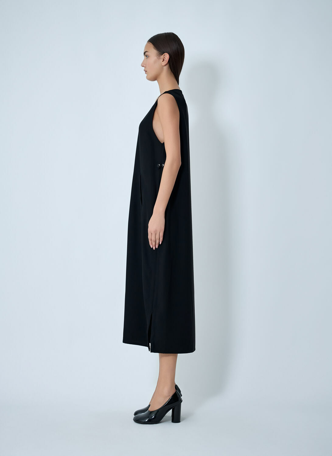 Yohji Yamamoto Double Knit Midi Dress