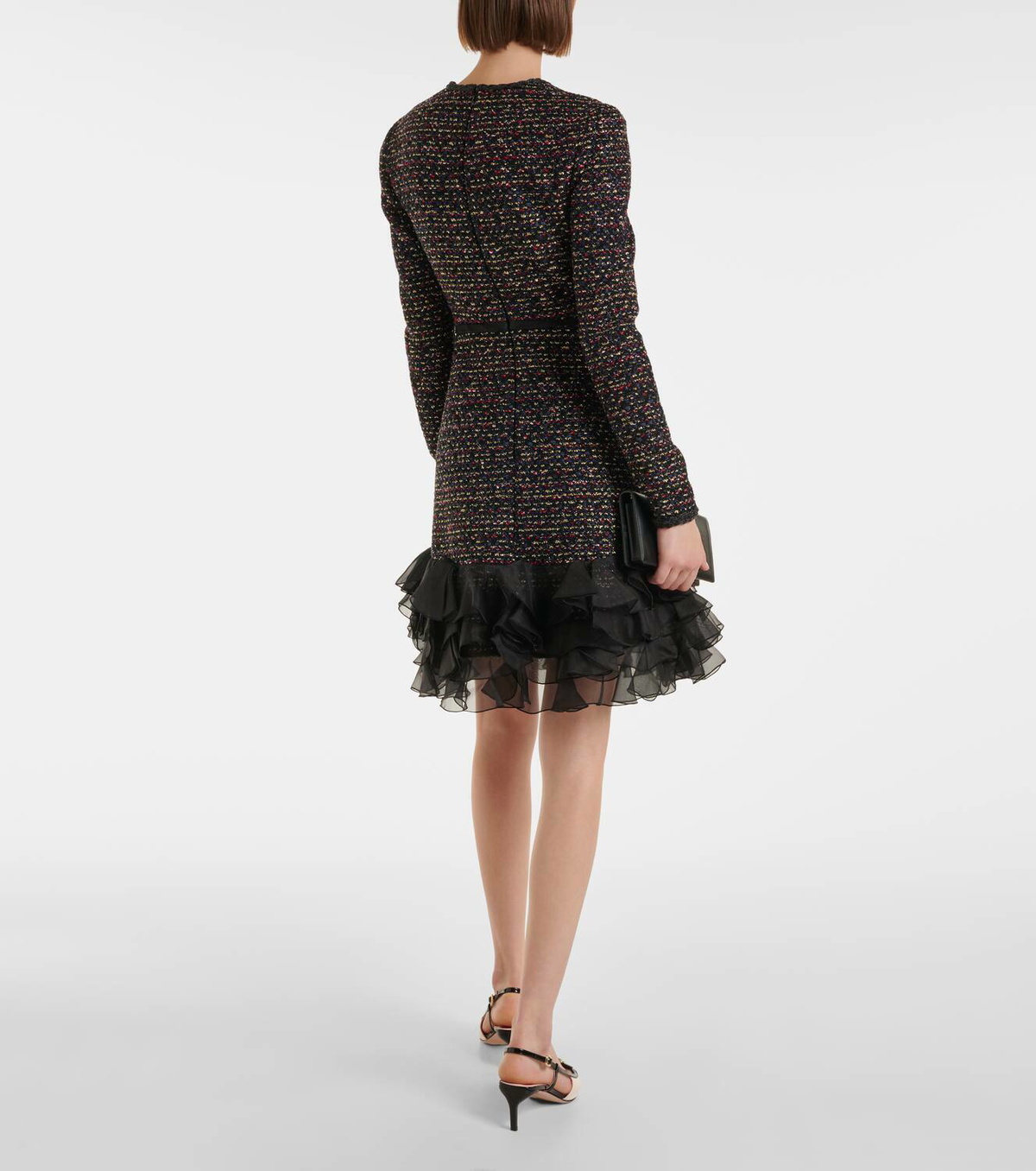 Giambattista Valli Embellished ruffled minidress