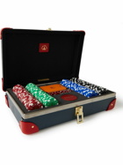 Globe-Trotter - Centenary Leather-Trimmed Poker Set