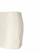 KHAITE - Jett Short Leather Skirt