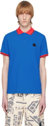 Moncler Blue Patch Polo