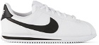 Nike Kids White & Black Cortez Basic SL Sneakers
