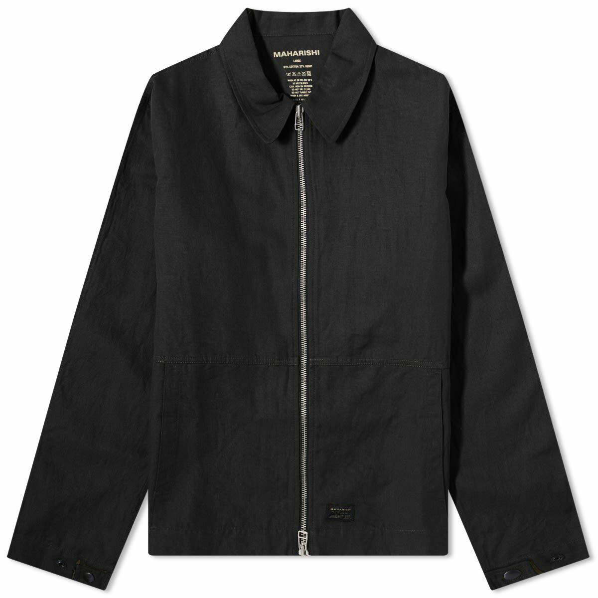 Maharishi Men's MILTYPE Deck Jacket in Black Maharishi