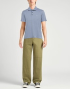 Rag & Bone Mens Polo shirt Slate in Blue