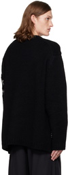 Yohji Yamamoto Black Wool Sweater