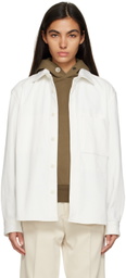 ZEGNA White Buttoned Denim Jacket