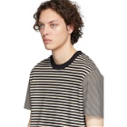 Joseph Beige Combo Stripe T-Shirt