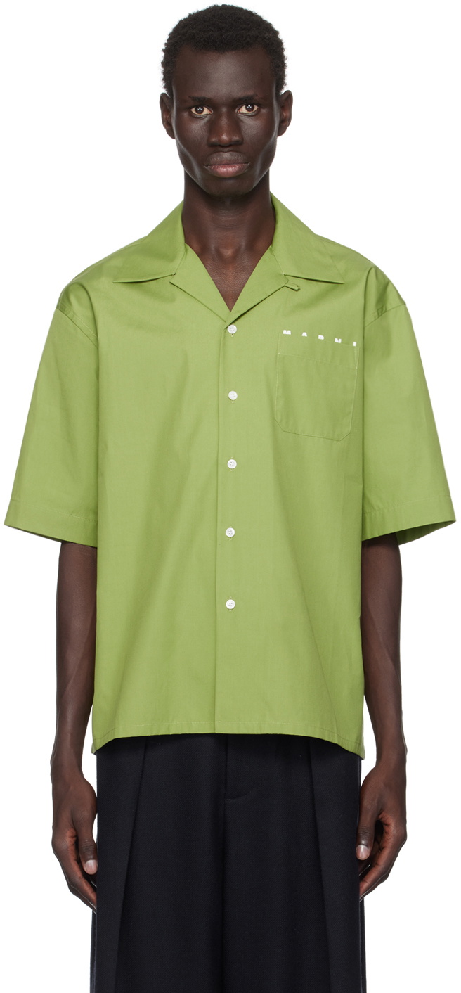Marni Green Bowling Shirt