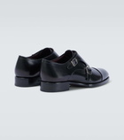 Brioni Leather monk strap shoes