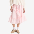 YMC Women's Draped Midi Skirt in Light Pink