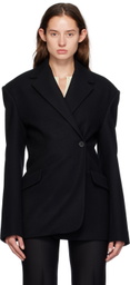 GIA STUDIOS Black Wool Blazer
