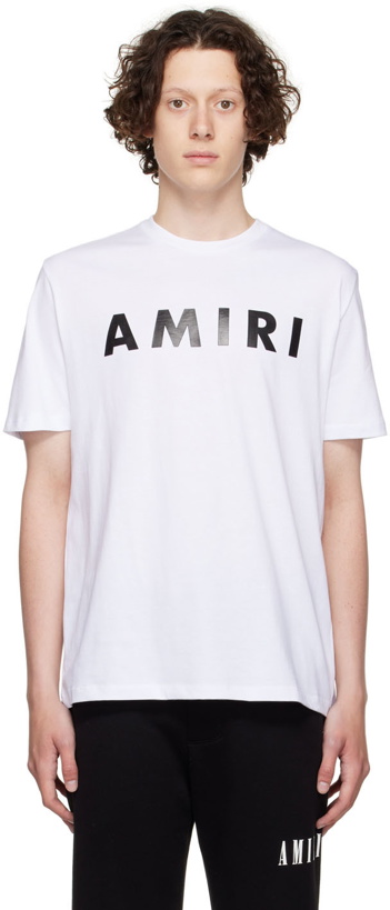 Photo: AMIRI White Cotton T-Shirt