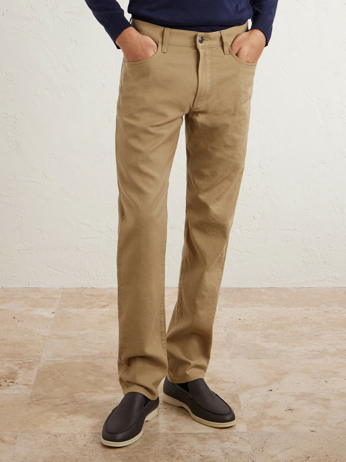 Loro Piana - Quarona Straight-Leg Jeans - Brown