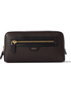 TOM FORD - Pebble-Grain Leather Wash Bag