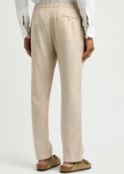 Frescobol carioca Oscar Linen-blend Trousers Beige