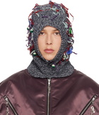 Chopova Lowena Gray Washed Up Balaclava