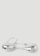 Mini Doric Hoop Earrings in Silver
