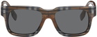 Burberry Brown Square Sunglasses