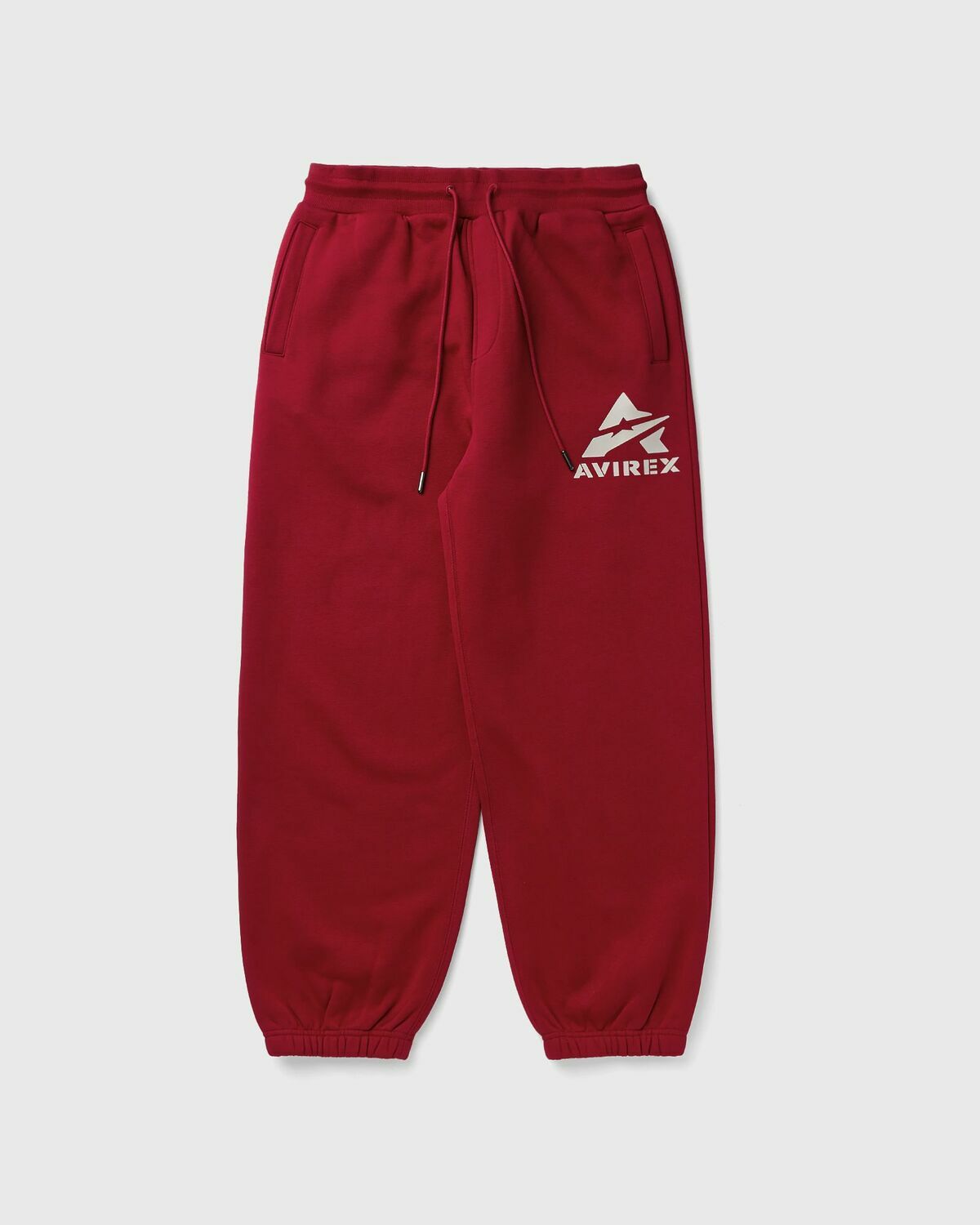 Avirex STACKED LOGO JOGGER Red Mens Sweatpant
