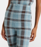 Acne Studios Checked wool-blend slim pants