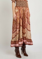 Zimmermann Wanderlust Patterned Silk Maxi Skirt Multicoloured 1