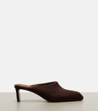 Khaite Colt calf hair mules