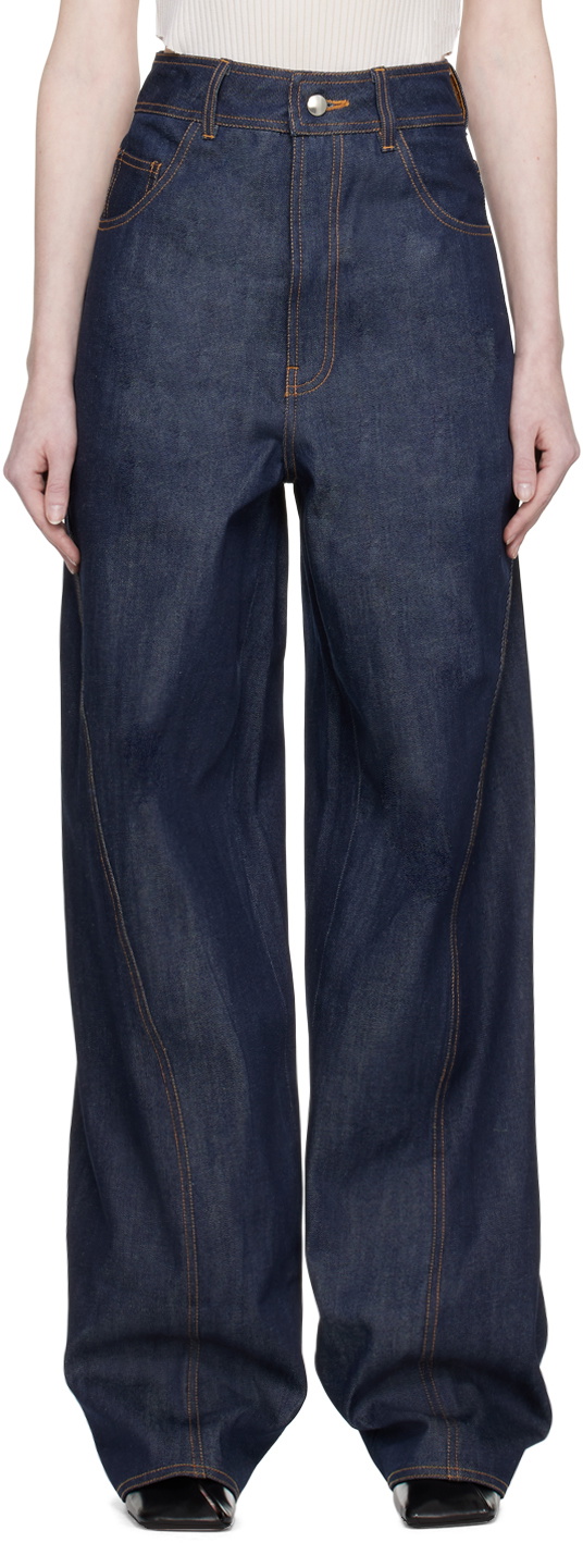 Elleme Blue Wavy Jeans
