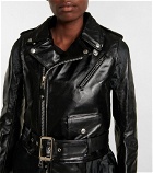 Sacai - Patent leather jacket