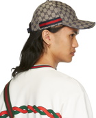 Gucci Beige & Navy New GG Baseball Cap