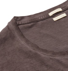 Massimo Alba - Panarea Watercolour-Dyed Cotton-Jersey T-Shirt - Brown