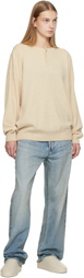 Fear of God Beige Henley Sweater