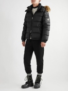Moncler - Mayaf Faux Fur-Trimmed Quilted Shell Down Jacket - Black