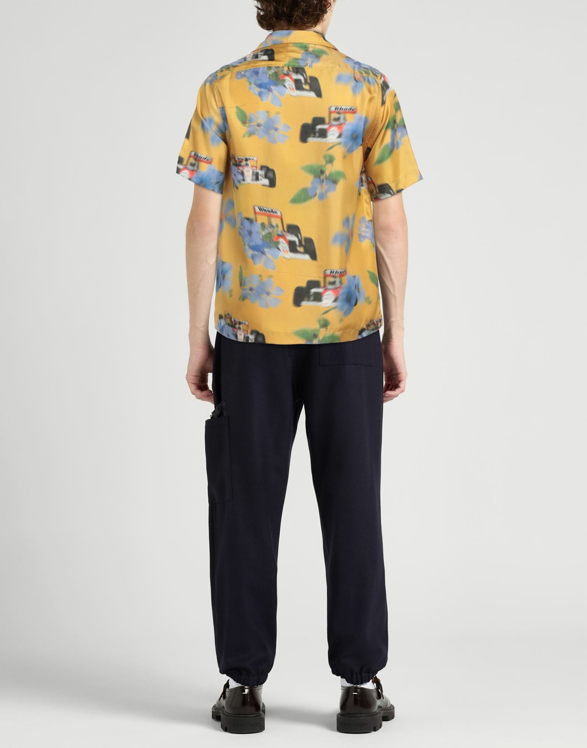 Rhude Mens Shirt Marigold