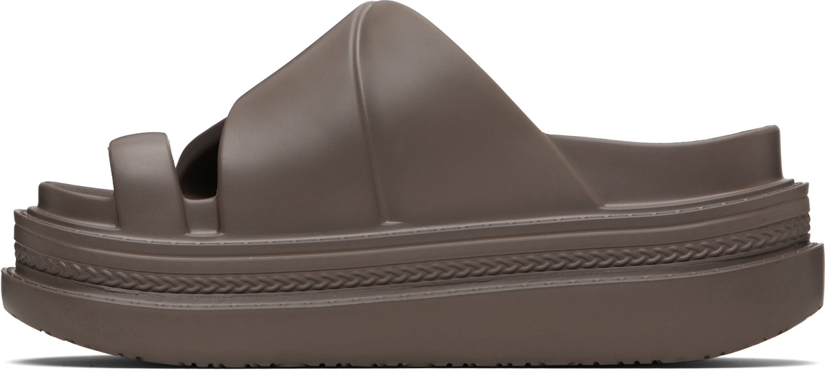 sacai Brown Foam Multiple Sole Sandals