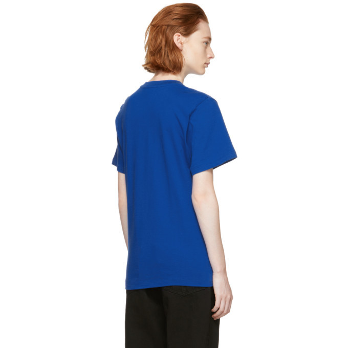 Proenza Schouler Blue PSWL Care Label T Shirt Proenza Schouler