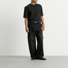 Studio Nicholson Men's Paolo Denim Volume Jeans in Washed Black