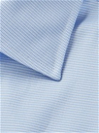 Canali - Puppytooth Cotton Shirt - Blue
