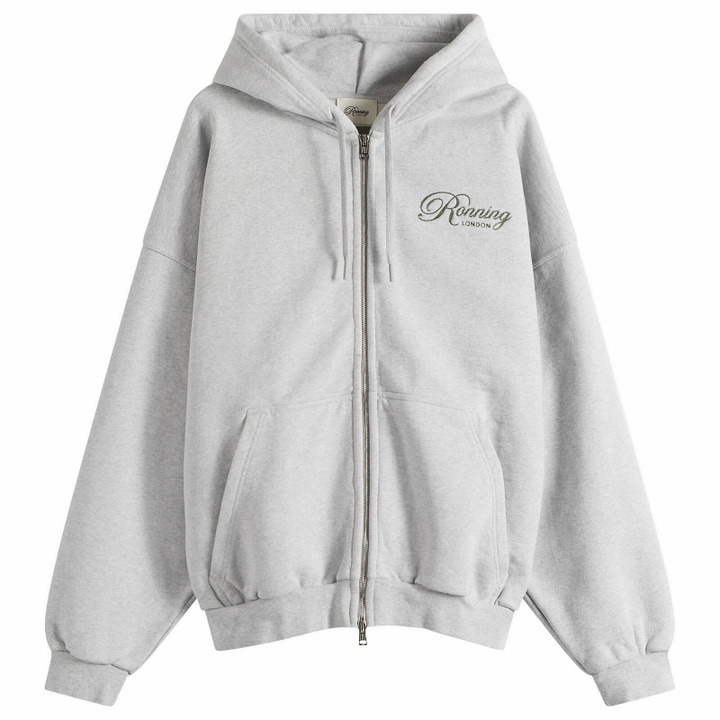 Photo: END. x Ronning Men's Zip Hood in Grey/Sage