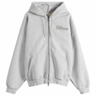 END. x Ronning Men's Zip Hood in Grey/Sage