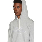 Saturdays NYC Grey Ditch Miller Standard Embroidered Hoodie