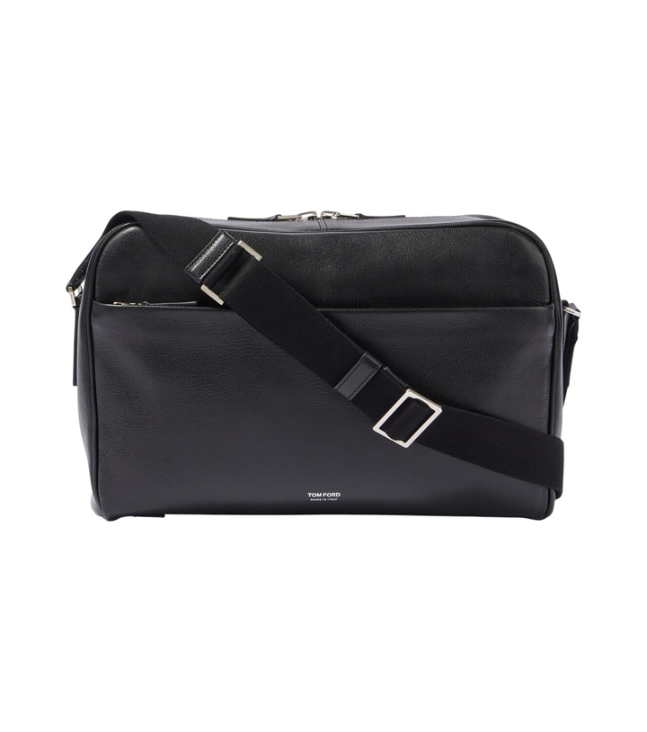 Photo: Tom Ford Leather messenger bag