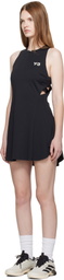 Y-3 Black US Open Tennis Pro Sport Dress