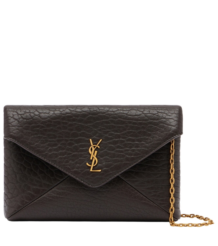 Photo: Saint Laurent Cassandre Small leather clutch