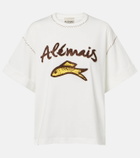 Alémais Scuba embroidered cotton T-shirt