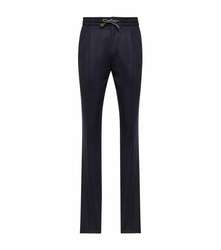 Photo: Brunello Cucinelli - Wool twill slim pants