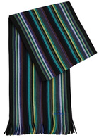 Paul Smith Striped-intarsia Wool Scarf - Multicoloured - One Size