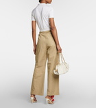 Loewe - Silk-blend cropped sweater