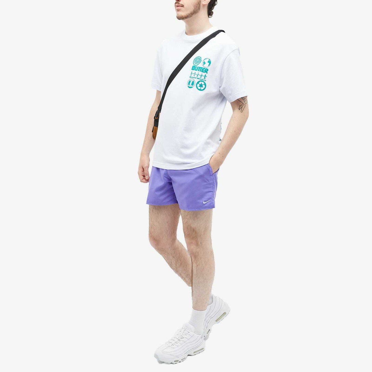 Nike Swim Men's Essential 5" Volley Short in Action Grape