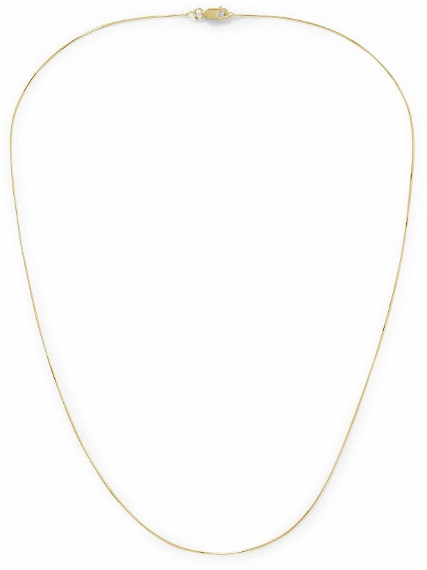 Photo: Miansai - Lynx Rhodium-Plated Gold Vermeil Chain Necklace